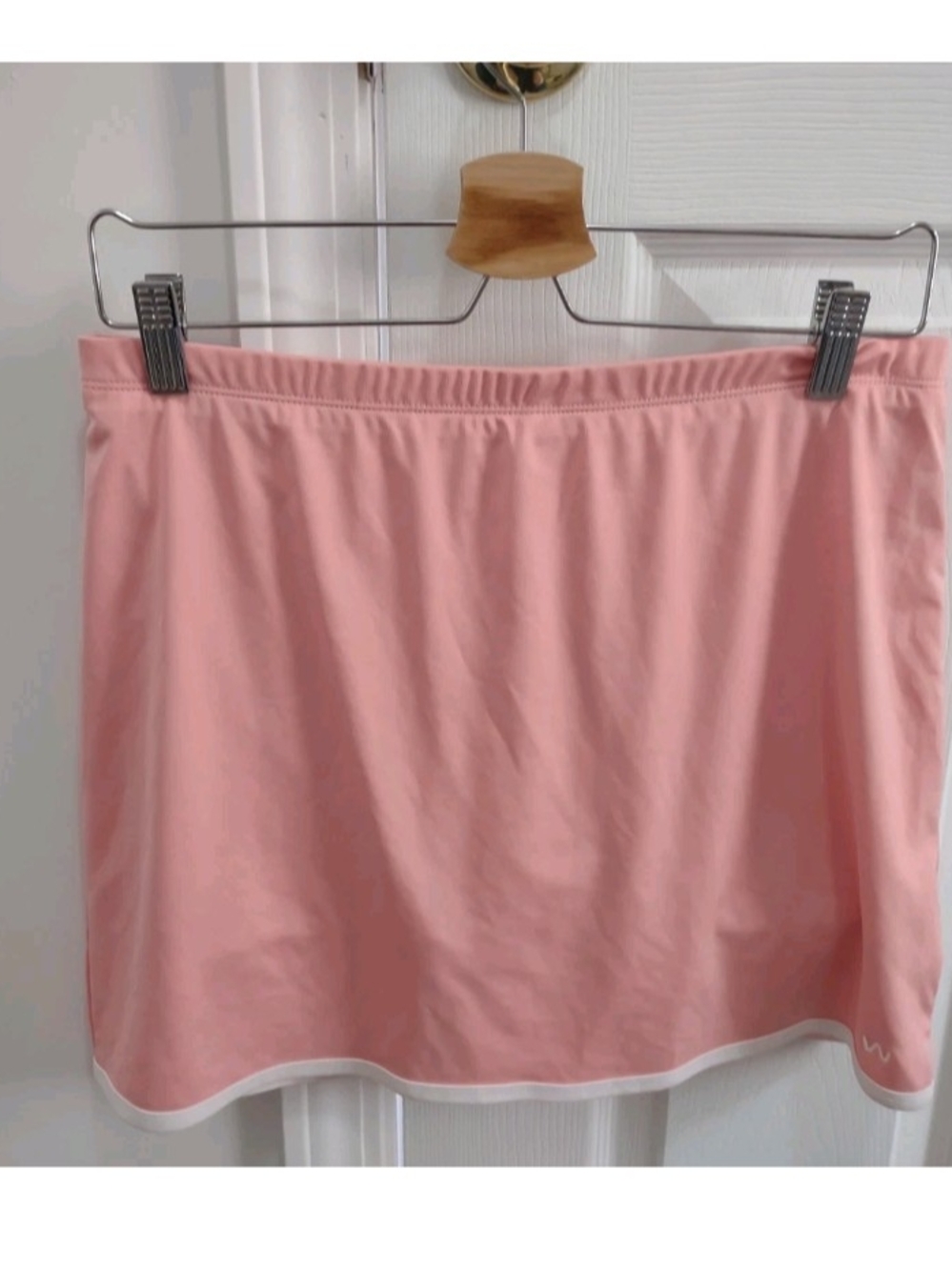 Wilson Pink Mini Athletic Skirt with White Trim
